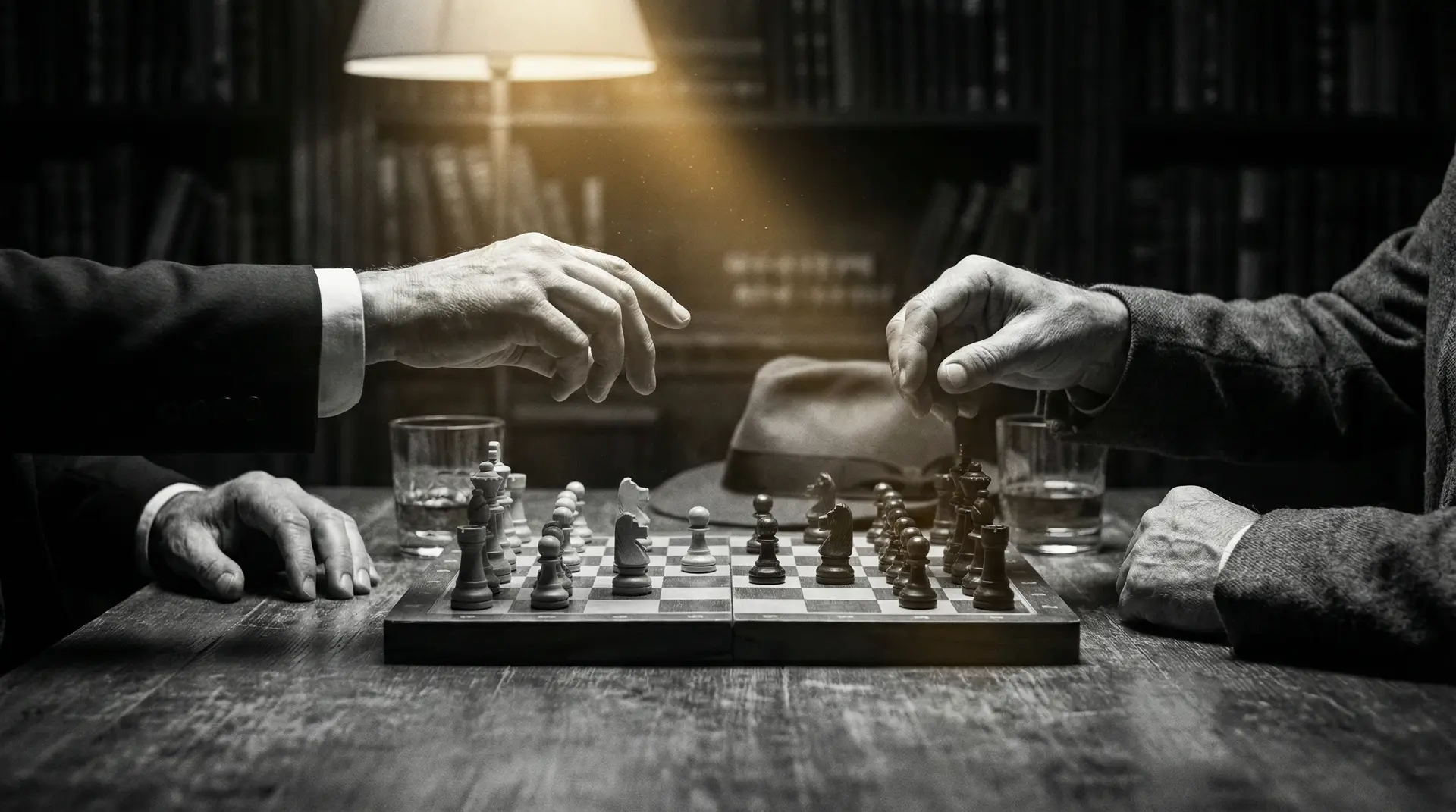 小米人事调整 艺术探索系列 - 非线性叙事，棋盘上的对弈象征命运的交错
